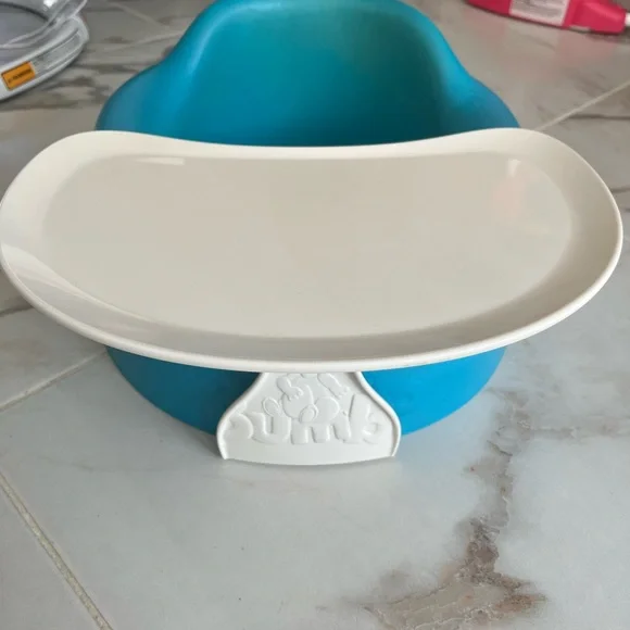 Blue and White Baby Booster Seat - Picture 2 of 2